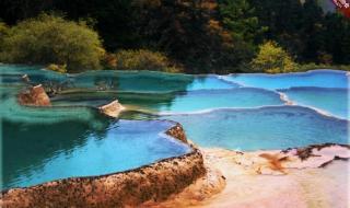 五彩池图片 五彩池图片