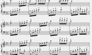 夜的钢琴曲五简谱