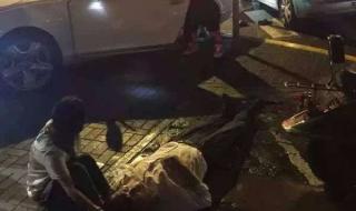 上海车辆冲人行道