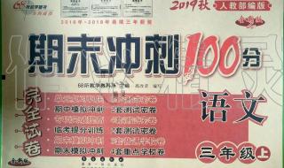 期末冲刺100分语文 期末冲刺100分语文